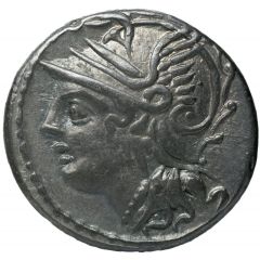 Denarius Coelia: C. Coelius Caldus, C•COIL CALD