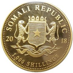 1000 Shillings Elephant ANA Privy Mark
