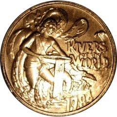 Mardi Gras Token - Bacchus Rivers of the World