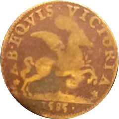 Jeton 1585 Mantes- Villes et noblesses d`Ile-de-France
