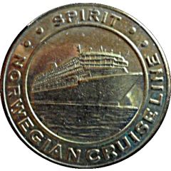 Token - Caribbean Mint Norwegian Cruise Line - Spirit