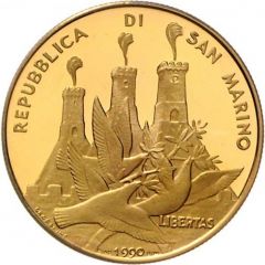 5 Scudi Founding of the Republic