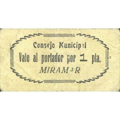 1 Peseta Miramar