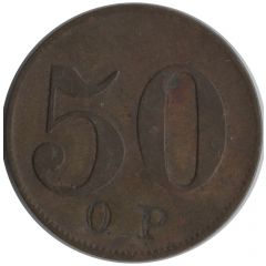 50 Pfennig - O P