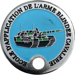 Jeton de chariot -Saumur - Ecole d`application de l`arme blindée cavalerie 146e carrousel
