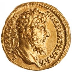 Aureus - Lucius Verus TR P VIII IMP V COS III FORT RED, Fortuna