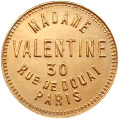 Token - Monnaie de singe - Madame Valentine Paris