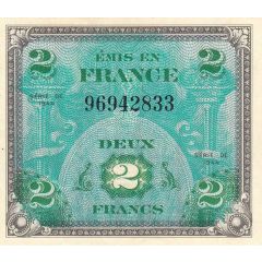 2 Francs - Allied Military Currency