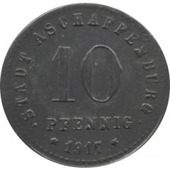 10 Pfennig - Aschaffenburg