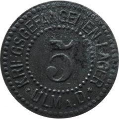 5 Pfennig - Ulm Kriegsgefangenen-Lager
