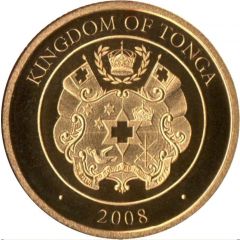 10 Pa`anga - George Tupou V Coronation