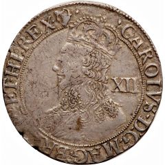 1 Shilling - Charles I Group D, 4th bust