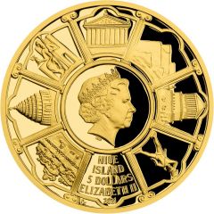 5 Dollars - Elizabeth II The Great Pyramid of Giza