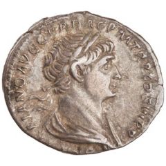 Denarius - Trajan CONSERVATORI PATRIS PATRIAE, Jupiter