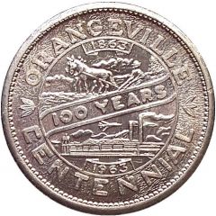 Medal - Orangeville Centennial Ontario
