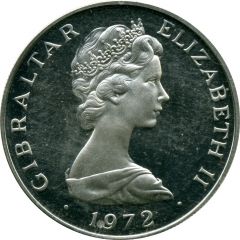 25 New Pence - Elizabeth II Silver Wedding, Silver Proof