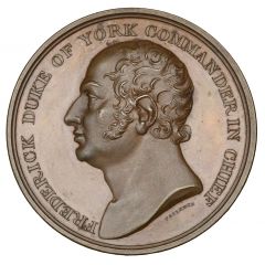 Medal - George IV Death of Prince Frederick, B.R. Faulkner, bronze