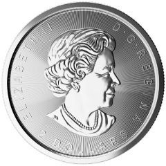 2 Dollars - Elizabeth II Wolf Moon, ¾ oz. Silver Bullion Coinage