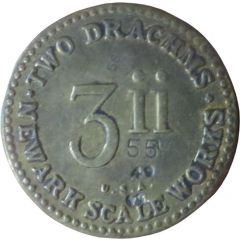 2 Drachms - Newark Scale Works Newark, New Jersey