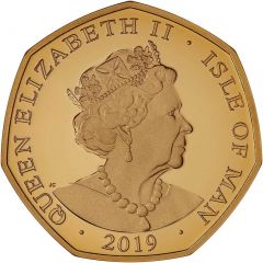 50 Pence - Elizabeth II Stumping, Gold Proof
