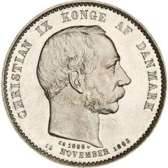 2 Kroner - Christian IX Anniversary of Reign