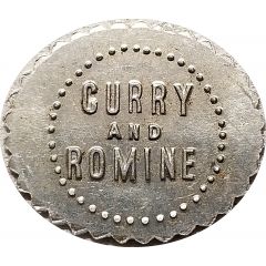 1 Cent - Curry and Romine Dyesville, Ohio