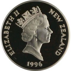 5 Dollars - Elizabeth II 3rd Portrait, Queen`s 70th Birthday