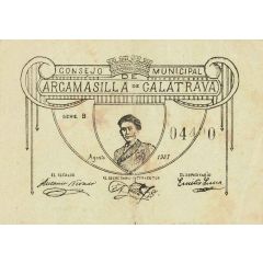 0.50 Pesetas Argamasilla de Calatrava