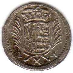 1 Pfennig - John George III