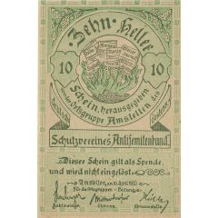10 Heller Amstetten, Schutzverein Antisemitenbund