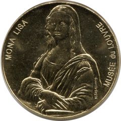 Token - Médailles et Patrimoine Paris - Musee du Louvre - Mona Lisa