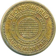 Token - Sportsworld Amusement Park Paramus, NJ