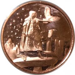 1 oz Copper Celtic Lore Series - The Morrigan