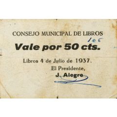 50 Céntimos Libros