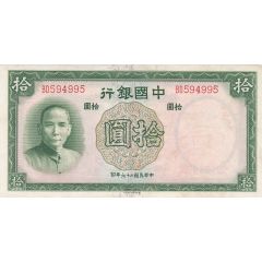 10 Yuan Bank of China
