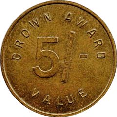 5 Shillings - Crown Award