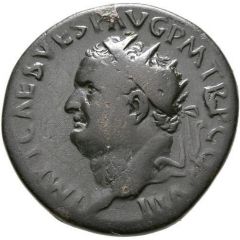 Dupondius - Titus PAX AVGVST S C, Pax