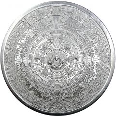 1 oz Silver Aztec Calendar