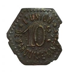 10 centimes l'union de Marquise-Rinxent 62