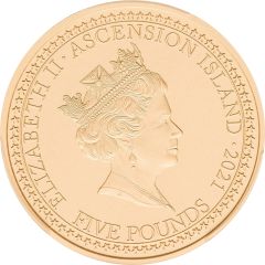 5 Pounds - Elizabeth II Bonomi Pattern - Britannia