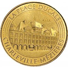 Jeton touristique - Monnaie de Paris - La place Ducale Charleville-Mézières
