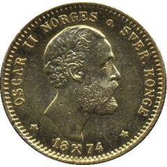 10 Kroner / 2 1/2 Speciedaler - Oscar II