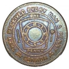 Masonic Penny - Chapter 5 Chatham, New Brunswick