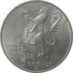 5 Kroner - Olav V Immigration to America