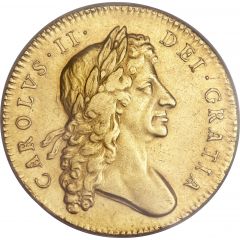 5 Guineas - Charles II 2nd bust
