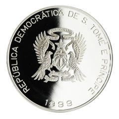 2000 Dobras Netherlands 25 Cents