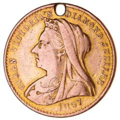 Medalet - Victoria Diamond Jubilee; gold