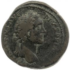 Sestertius - Antoninus Pius TR POT XIX COS IIII S C, Indulgentia