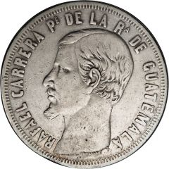 1 Peso Rafael Carrera