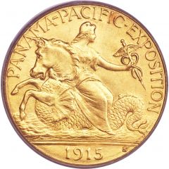 2 1/2 Dollars Panama–Pacific Exposition